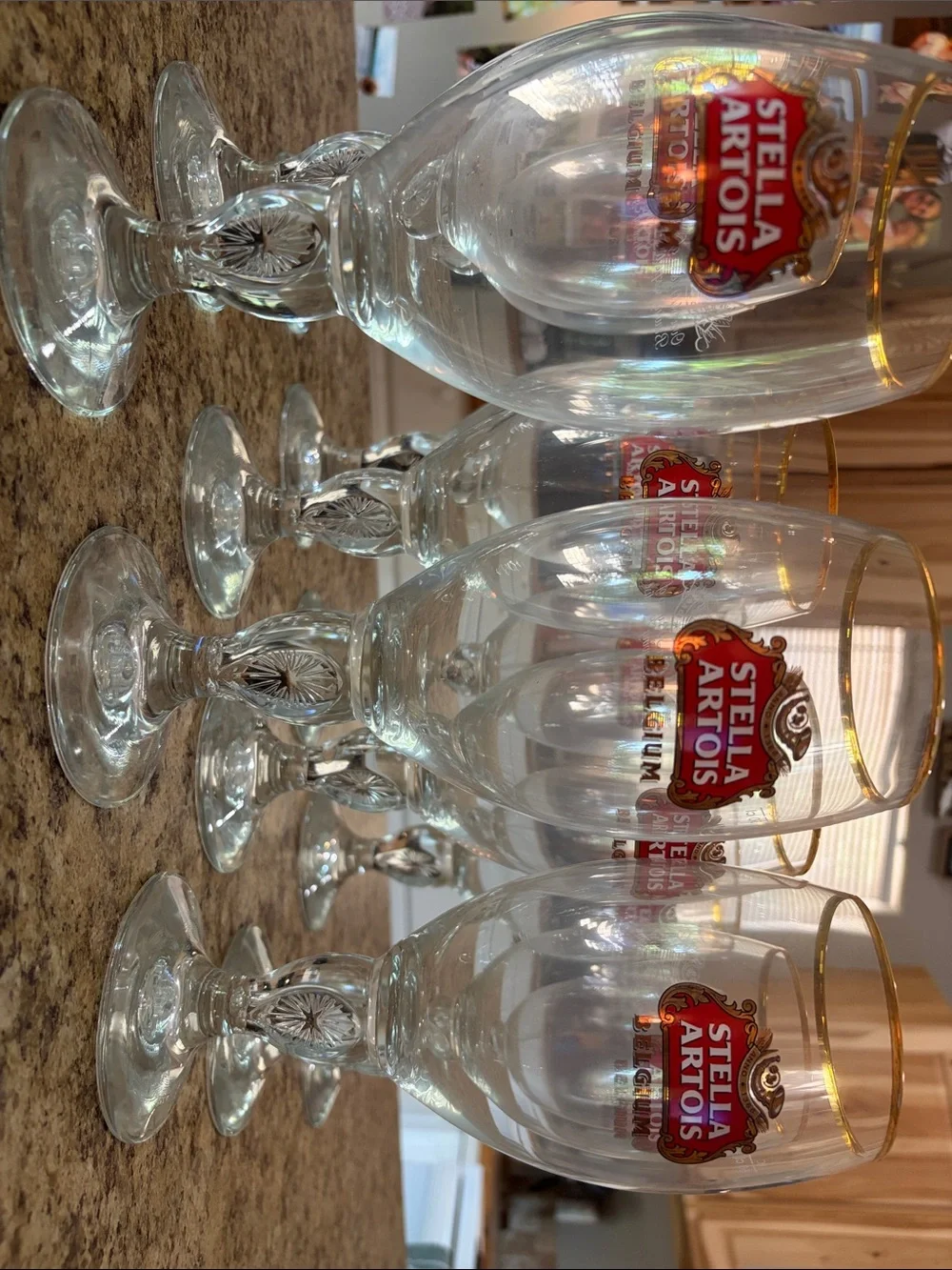 Stella Artois Gold-Rimmed Belgian Beer Chalice